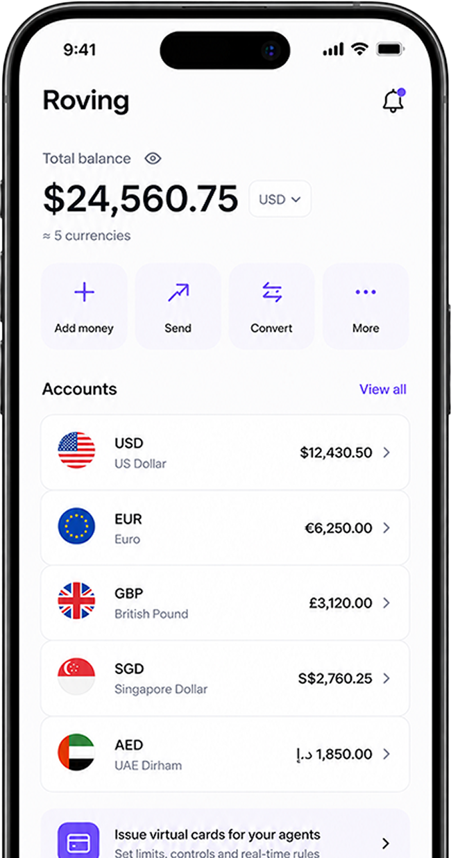 Roving accounts